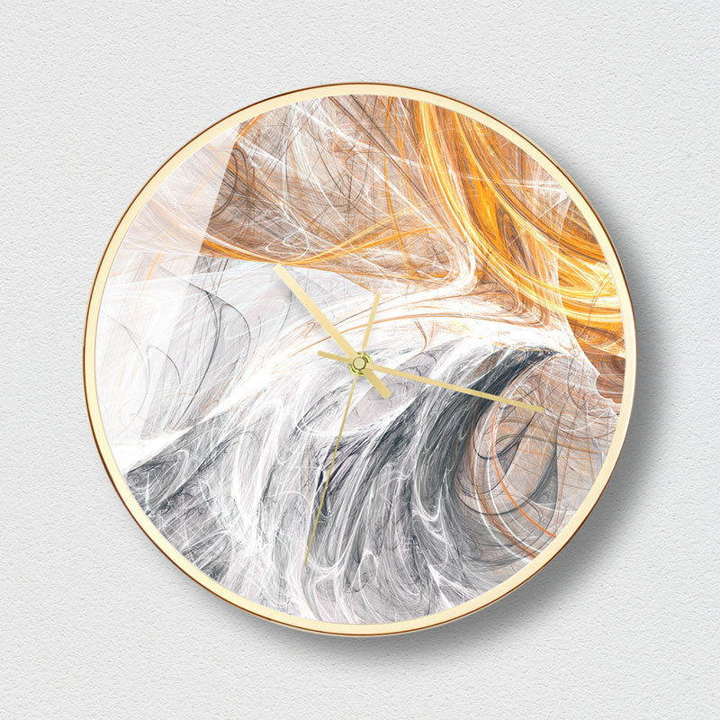 Marble Fashion art clock